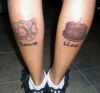 Leg tattoo design